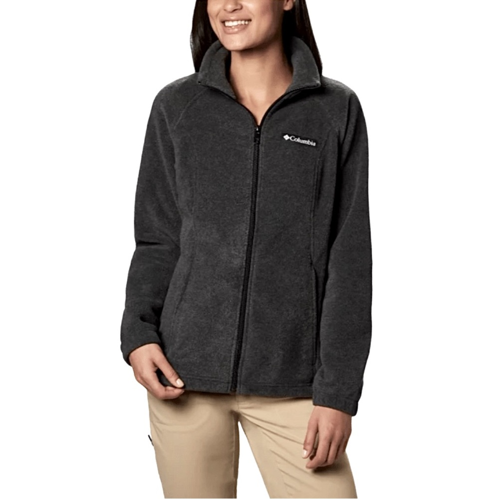 COLUMBIA WOMENS BENTON SPRINGS
FULL -ZIP FLEECE JACKET Size M